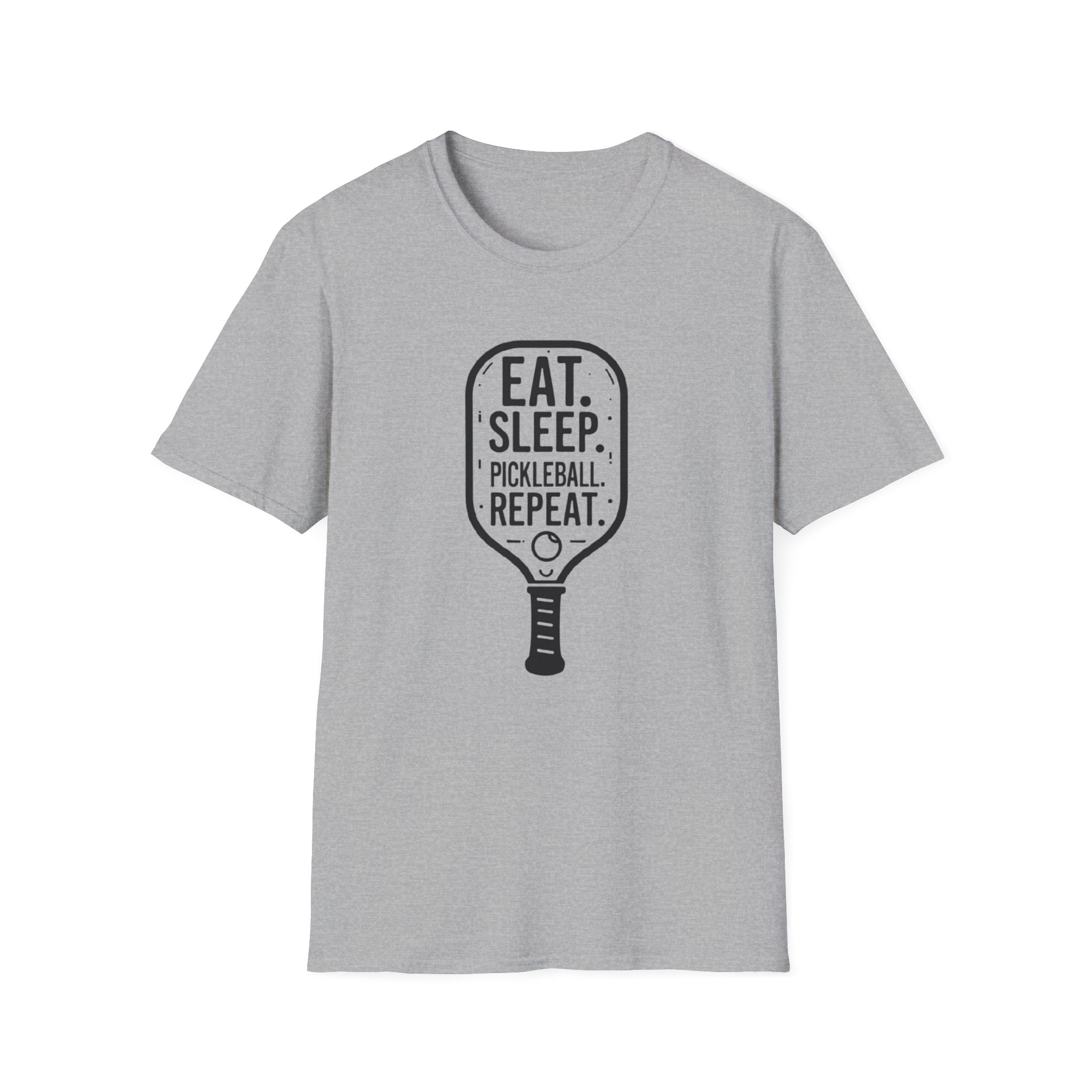 Pickleball T-Shirt — "Eat. Sleep. Pickleball. Repeat." Paddle Graphic Tee - Image 5