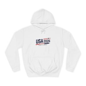 USA 2026 Hoodie — Patriotic Soccer World Cup Supporter Sweatshirt