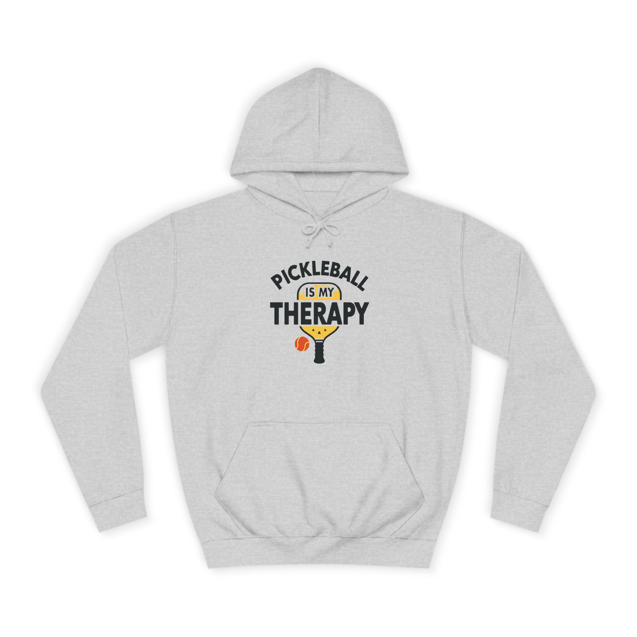 Pickleball Is My Therapy Hoodie — Funny Pickleball Player Sweatshirt - Image 5