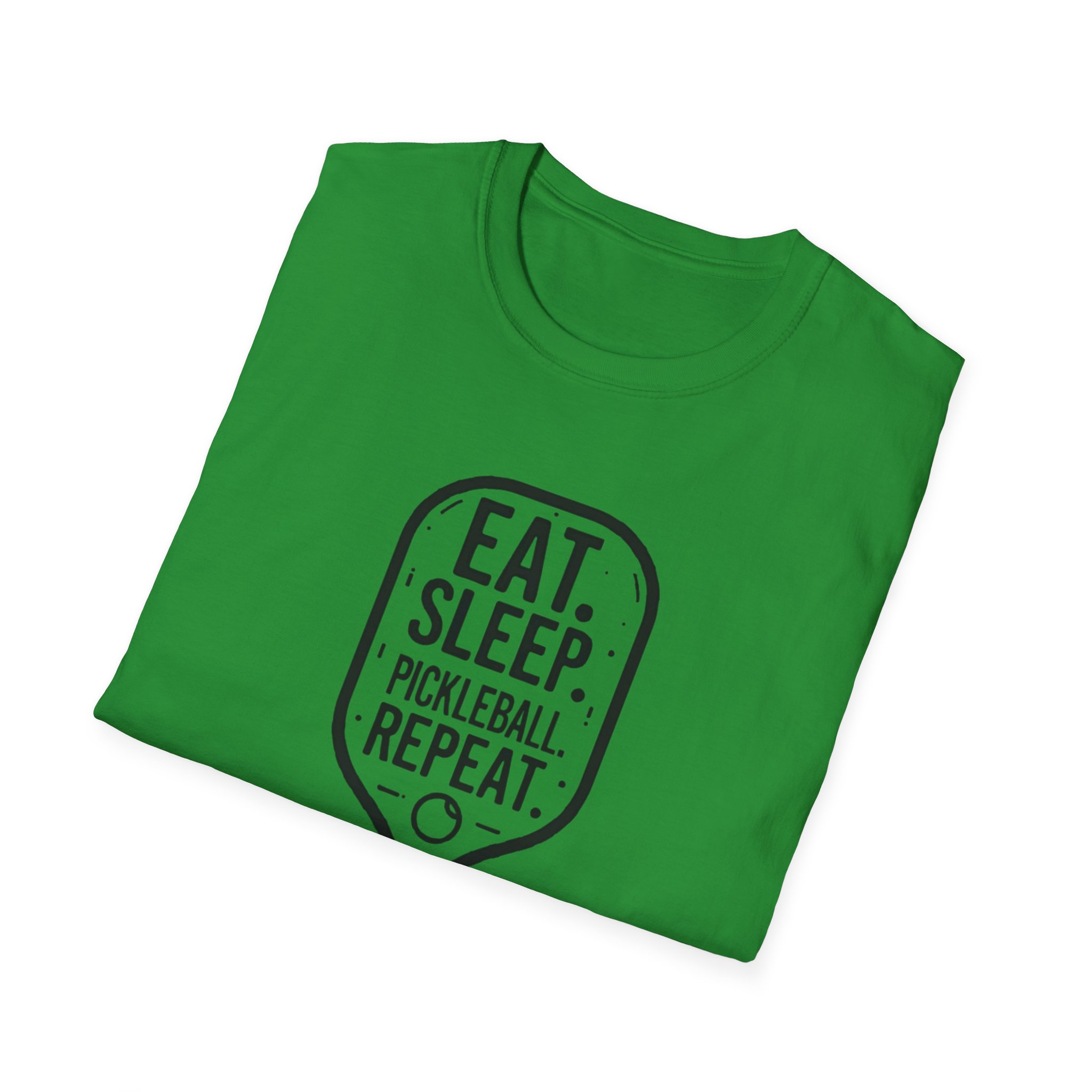Pickleball T-Shirt — "Eat. Sleep. Pickleball. Repeat." Paddle Graphic Tee - Image 12