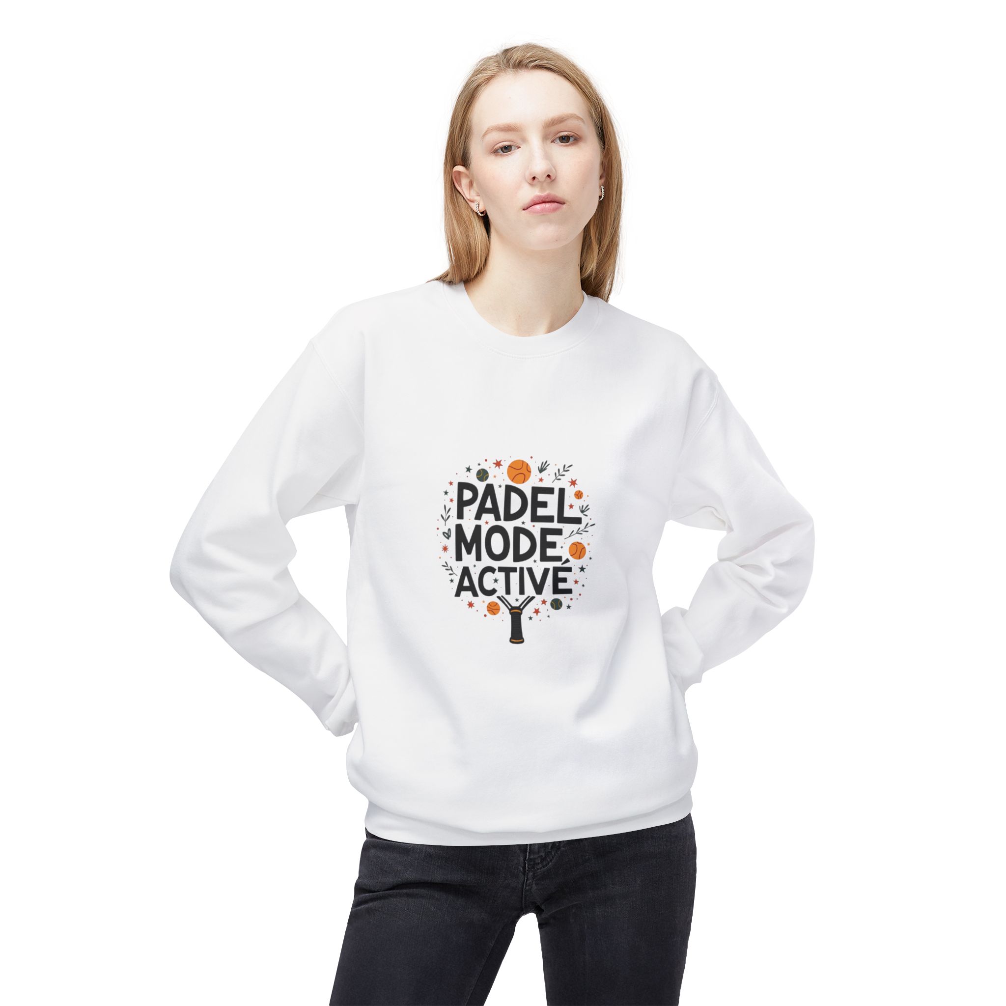 Padel Mode Active Sweatshirt – Padel Crewneck for Players & Fans - Image 3