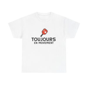 Vêtement Sportif Pickleball - Sweatshirt Motif Inspiration « Toujours en Mouvement, L'alliance parfaite entre l'esprit sportif et le style décontracté.