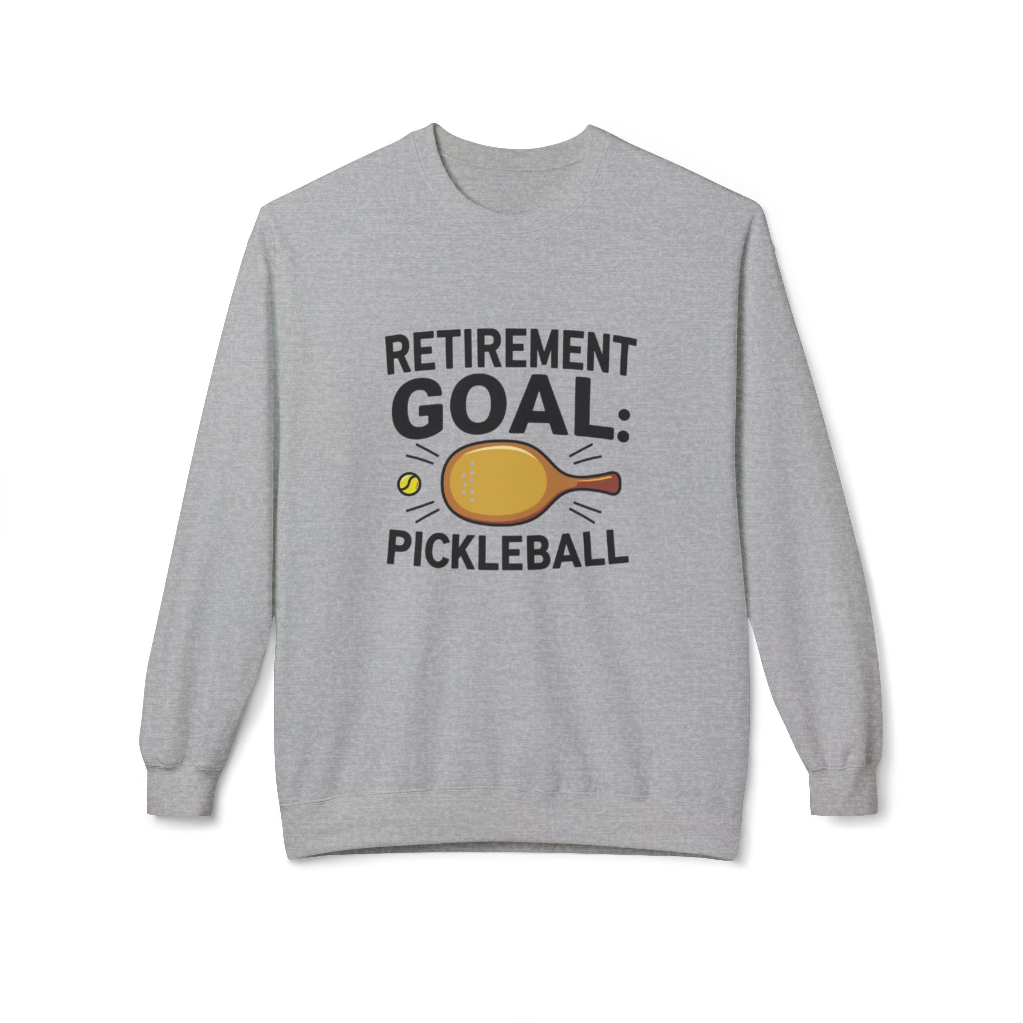 Retirement Goal: Pickleball Crewneck Sweatshirt - Image 5